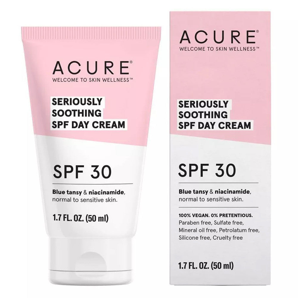 Acure Seriously Soothing SPF30 Day Cream, 1.7 Oz